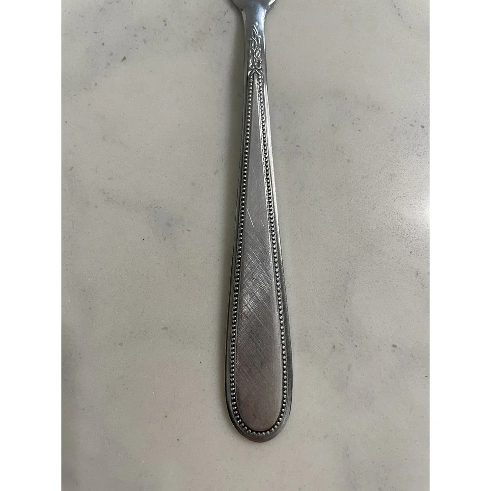 Rogers‎ Stanley Roberts  BEADED ELEGANCE Stainless Butter Spreader Knife